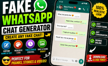 Fake WhatsApp Chat Generator – How It Works, Uses, Pros & Cons