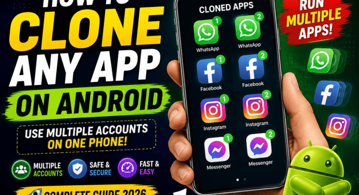 How to clone any app on Android and use multiple accounts on one phone