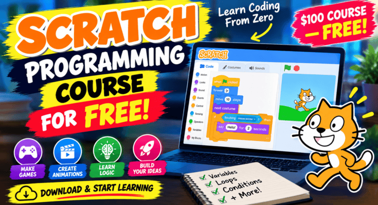 Complete Scratch Programming Course for Free – Learn Coding From Zero